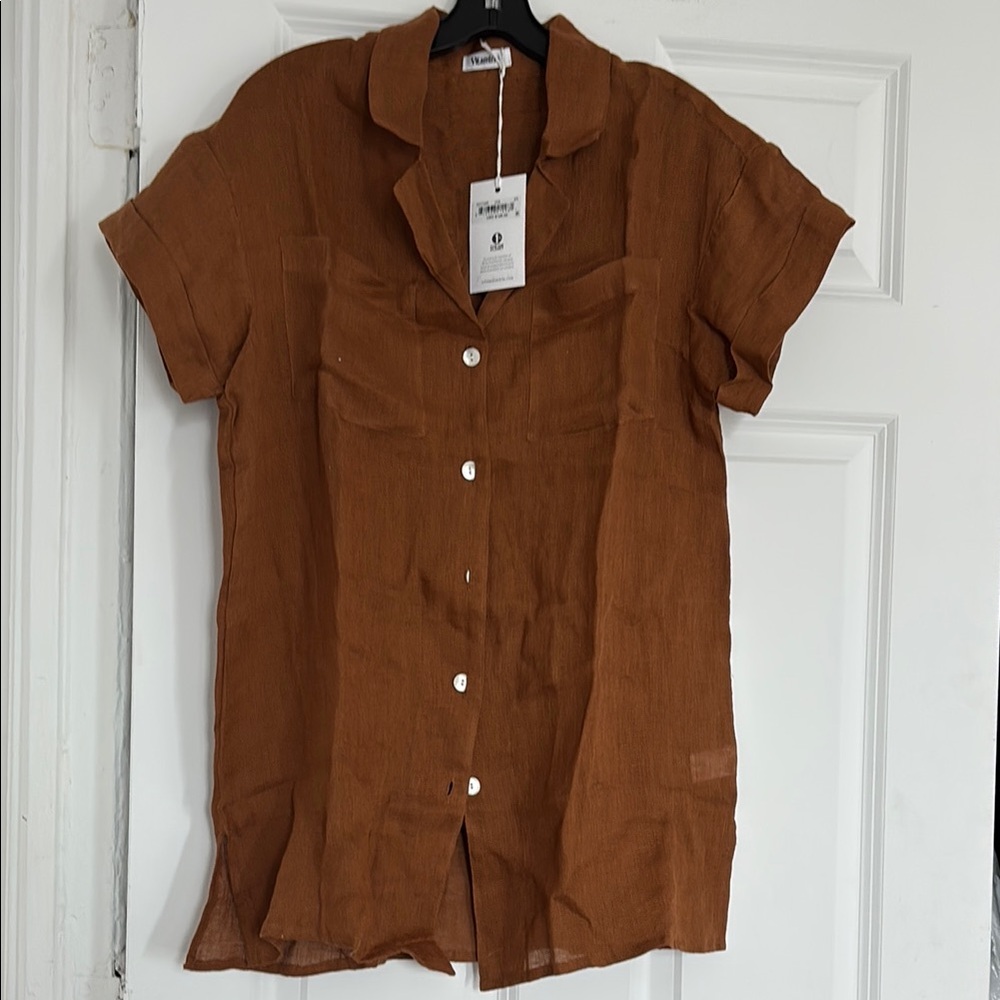 Vitamin A linen top